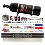 Nitrous Outlet Oxide Systems 00-10362-R-SBT-DS-15 DS 4 Cyl 4 Sol Direct Port Sys w/ Dual Rails Low PSI(15Lb Bottle)(SBT Noz) thumbnail 1