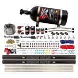 Nitrous Outlet Oxide Systems 00-10362-SBT-DS-10 DS 4 Cyl 4 Sol Direct Port Sys w/ Dist Blocks Low PSI(10Lb Bottle)(SBT Noz) thumbnail 1