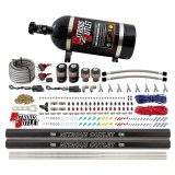 Nitrous Outlet Oxide Systems 00-10363-E85-DS-10 DS 4Cyl 4Sol Direct Port Sys w/Dist Blocks E85 Hi PSI(10Lb Bottle)(90° Noz) thumbnail 1
