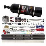 Nitrous Outlet Oxide Systems 00-10363-E85-DS-15 DS 4Cyl 4Sol Direct Port Sys w/Dist Blocks E85 Hi PSI(15Lb Bottle)(90° Noz) thumbnail 1