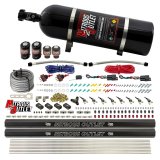 Nitrous Outlet Oxide Systems 00-10363-E85-R-DS-15 DS 4 Cyl 4 Sol Direct Port Sys w/ Rails E85 Hi PSI(15Lb Bottle)(90° Noz) thumbnail 1