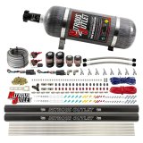 Nitrous Outlet Oxide Systems 00-10363-E85-R-SBT-DS-12 DS 4Cyl 4Sol Direct Port Sys w/ Dual Rails E85 Hi PSI(12Lb Bottle)(SBT Noz) thumbnail 2