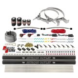 Nitrous Outlet Oxide Systems 00-10363-R-DS-00 DS 4 Cyl 4 Sol Direct Port Sys w/ Dual Rails Hi PSI(No Bottle)(90° Noz) thumbnail 2