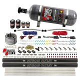 Nitrous Outlet Oxide Systems 00-10363-R-DS-12 DS 4 Cyl 4 Sol Direct Port Sys w/ Dual Rails Hi PSI(12Lb Bottle)(90° Noz) thumbnail 1