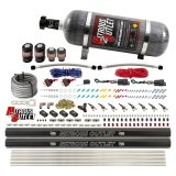 Nitrous Outlet Oxide Systems 00-10363-R-DS-12 DS 4 Cyl 4 Sol Direct Port Sys w/ Dual Rails Hi PSI(12Lb Bottle)(90° Noz) thumbnail 2