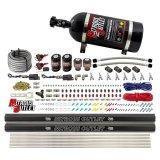 Nitrous Outlet Oxide Systems 00-10363-SBT-DS-10 DS 4 Cyl 4 Sol Direct Port Sys w/Dist Blocks Hi PSI(10Lb Bottle)(SBT Noz) thumbnail 1