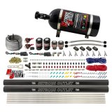 Nitrous Outlet Oxide Systems 00-10363-SBT-DS-10 DS 4 Cyl 4 Sol Direct Port Sys w/Dist Blocks Hi PSI(10Lb Bottle)(SBT Noz) thumbnail 2