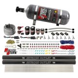Nitrous Outlet Oxide Systems 00-10363-SBT-DS-12 DS 4 Cyl 4 Sol Direct Port Sys w/Dist Blocks Hi PSI(12Lb Bottle)(SBT Noz) thumbnail 1