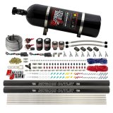 Nitrous Outlet Oxide Systems 00-10363-SBT-DS-15 DS 4 Cyl 4 Sol Direct Port Sys w/Dist Blocks Hi PSI(15Lb Bottle)(SBT Noz) thumbnail 2