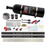 Nitrous Outlet Oxide Systems 00-10397-SBT-DS-15 Dry EFI DS 6 Cyl 2 Sol Direct Port Sys w/ Dual Rails (15Lb Bottle)(SBT Noz) thumbnail 1