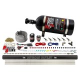 Nitrous Outlet Oxide Systems 00-10398-ALC-R-10 6 Cyl 2 Sol Direct Port Sys w/ Single Rail ALC Low PSI(10Lb Bottle)90° Noz thumbnail 1