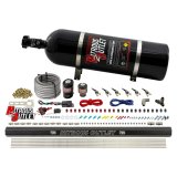 Nitrous Outlet Oxide Systems 00-10398-ALC-R-15 6Cyl 2 Sol Direct Port Sys w/ Single Rail ALC Low PSI(15Lb Bottle)(90° Noz) thumbnail 2