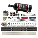 Nitrous Outlet Oxide Systems 00-10398-ALC-R-DS-10 DS 6Cyl 4Sol Direct Port Sys w/ Dual Rails ALC Low PSI(10Lb Bottle)90° Noz thumbnail 2