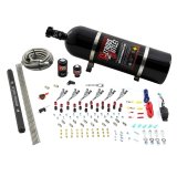 Nitrous Outlet Oxide Systems 00-10398-R-SBT-15 6 Cyl 2 Sol Direct Port Sys w/ Single Rail Low PSI(15Lb Bottle)(SBT Noz) thumbnail 1