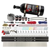Nitrous Outlet Oxide Systems 00-10398-R-SBT-DS-10 DS 6 Cyl 4 Sol Direct Port Sys w/ Dual Rail Low PSI(10Lb Bottle)(SBT Noz) thumbnail 1