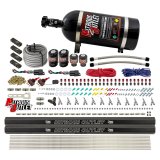 Nitrous Outlet Oxide Systems 00-10398-SBT-DS-10 DS 6 Cyl 4 Sol Direct Port Sys w/ Dist Blocks Low PSI(10Lb Bottle)(SBT Noz) thumbnail 1