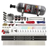 Nitrous Outlet Oxide Systems 00-10398-SBT-DS-12 DS 6 Cyl 4 Sol Direct Port Sys w/ Dist Blocks Low PSI(12Lb Bottle)(SBT Noz) thumbnail 1