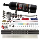 Nitrous Outlet Oxide Systems 00-10398-SBT-DS-15 DS 6 Cyl 4 Sol Direct Port Sys w/ Dist Blocks Low PSI(15Lb Bottle)(SBT Noz) thumbnail 2