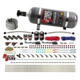 Nitrous Outlet Oxide Systems 00-10399-E85-DS-12 DS 6Cyl 4Sol Direct Port Sys w/Dist Blocks E85 Hi PSI(12Lb Bottle)(90° Noz) thumbnail 2