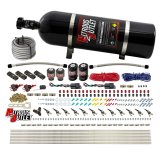 Nitrous Outlet Oxide Systems 00-10399-E85-DS-15 DS 6Cyl 4Sol Direct Port Sys w/Dist Blocks E85 Hi PSI(15Lb Bottle)(90° Noz) thumbnail 2