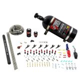 Nitrous Outlet Oxide Systems 00-10399-E85-R-10 6 Cyl 2 Sol Direct Port Sys w/ Single Rail E85 Hi PSI(10Lb Bottle)(90° Noz) thumbnail 2