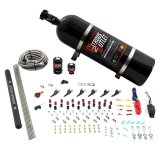 Nitrous Outlet Oxide Systems 00-10399-E85-R-15 6 Cyl 2 Sol Direct Port Sys w/ Single Rail E85 Hi PSI(15Lb Bottle)(90° Noz) thumbnail 2