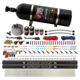 Nitrous Outlet Oxide Systems 00-10399-R-DS-15 DS 6 Cyl 4 Sol Direct Port Sys w/ Dual Rails Hi PSI(15Lb Bottle)(90° Noz) thumbnail 2