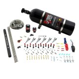 Nitrous Outlet Oxide Systems 00-10399-R-SBT-15 6 Cyl 2 Sol Direct Port Sys w/ Single Rail Hi PSI(15Lb Bottle)(SBT Noz) thumbnail 2