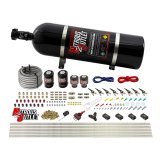 Nitrous Outlet Oxide Systems 00-10433-ALC-H-15 8 Cyl 4 Sol Racers Direct Port Sys ALC Low PSI( 15lb Bottle)(90° Noz) thumbnail 1