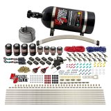 Nitrous Outlet Oxide Systems 00-10433-E85-H-DS-10 DS 8 Cyl 8 Sol Racers Direct Port Sys E85 Low PSI(10Lb Bottle)(90° Noz) thumbnail 2