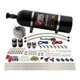 Nitrous Outlet Oxide Systems 00-10433-E85-L-15 8 Cyl 4 Sol Racers Direct Port Sys E85 Low PSI( 15lb Bottle)(90° Noz) thumbnail 1