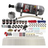 Nitrous Outlet Oxide Systems 00-10433-E85-L-DS-12 DS 8 Cyl 8 Sol Racers Direct Port Sys E85 Low PSI(12Lb Bottle)(90° Noz) thumbnail 2
