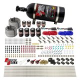 Nitrous Outlet Oxide Systems 00-10433-H-DS-10 DS 8 Cyl 8 Sol Racers Direct Port Sys Low PSI(10Lb Bottle)(90° Noz) thumbnail 2