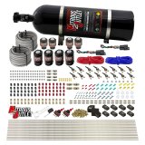 Nitrous Outlet Oxide Systems 00-10433-H-DS-15 DS 8 Cyl 8 Sol Racers Direct Port Sys Low PSI(15Lb Bottle)(90° Noz) thumbnail 2