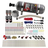 Nitrous Outlet Oxide Systems 00-10434-E85-H-DS-12 DS 8 Cyl 8 Sol Racers Direct Port Sys E85 Hi PSI(12Lb Bottle)(90° Noz) thumbnail 1