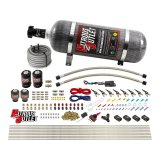 Nitrous Outlet Oxide Systems 00-10434-E85-L-12 8 Cyl 4 Sol Racers Direct Port Sys E85 Hi PSI( 12lb Bottle)(90° Noz) thumbnail 1