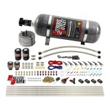 Nitrous Outlet Oxide Systems 00-10434-E85-L-12 8 Cyl 4 Sol Racers Direct Port Sys E85 Hi PSI( 12lb Bottle)(90° Noz) thumbnail 2