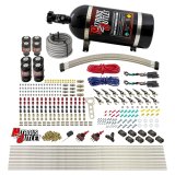 Nitrous Outlet Oxide Systems 00-10434-L-DS-10 DS 8 Cyl 8 Sol Racers Direct Port Sys Hi PSI(10Lb Bottle)(90° Noz) thumbnail 2