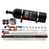 Nitrous Outlet Oxide Systems 00-10472-ALC-H-R-15 8 Cyl 2 Sol Direct Port Sys w/ Single Rail ALC Low PSI(15Lb Bottle)90° Noz thumbnail 2