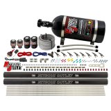 Nitrous Outlet Oxide Systems 00-10474-ALC-H-R-10 8 Cyl 4 Sol Direct Port Sys w/ Dual Rails ALC Low PSI(10Lb Bottle)(90° Noz) thumbnail 2