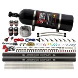 Nitrous Outlet Oxide Systems 00-10474-ALC-L-R-15 8 Cyl 4 Sol Direct Port Sys w/ Dual Rails ALC Low PSI(15Lb Bottle)(90° Noz) thumbnail 1