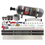 Nitrous Outlet Oxide Systems 00-10474-ALC-L-R-SBT-12 8 Cyl 4 Sol Direct Port Sys w/ Dual Rails ALC Low PSI(12Lb Bottle)(SBT Noz) thumbnail 2