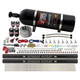 Nitrous Outlet Oxide Systems 00-10474-H-R-SBT-15 8 Cyl 4 Sol Direct Port Sys w/ Dual Rails Low PSI(15Lb Bottle)(SBT Noz) thumbnail 1