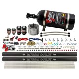 Nitrous Outlet Oxide Systems 00-10474-L-R-SBT-10 8 Cyl 4 Sol Direct Port Sys w/ Dual Rails Low PSI(10Lb Bottle)(SBT Noz) thumbnail 1