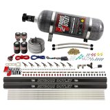 Nitrous Outlet Oxide Systems 00-10475-E85-L-R-12 8 Cyl 4 Sol Direct Port Sys w/ Dual Rails E85 Hi PSI(12Lb Bottle)(90° Noz) thumbnail 1