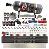 Nitrous Outlet Oxide Systems 00-10475-E85-L-R-DS-12 DS 8Cyl 8Sol Direct Port Sys w/ Quad Rails E85 Hi PSI(12Lb Bottle)(90° Noz) thumbnail 1