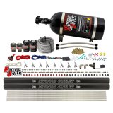 Nitrous Outlet Oxide Systems 00-10475-H-R-SBT-10 8 Cyl 4 Sol Direct Port Sys w/ Dual Rails Hi PSI(10Lb Bottle)(SBT Noz) thumbnail 2