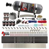 Nitrous Outlet Oxide Systems 00-10475-L-R-DS-12 DS 8 Cyl 8 Sol Direct Port Sys w/ Quad Rails Hi PSI(12Lb Bottle)(90° Noz) thumbnail 1