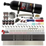 Nitrous Outlet Oxide Systems 00-10475-L-R-DS-15 DS 8 Cyl 8 Sol Direct Port Sys w/ Quad Rails Hi PSI(15Lb Bottle)(90° Noz) thumbnail 2