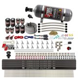 Nitrous Outlet Oxide Systems 00-10475-L-R-SBT-DS-12 DS 8 Cyl 8 Sol Direct Port Sys w/ Quad Rails Hi PSI(12Lb Bottle)(SBT Noz) thumbnail 1